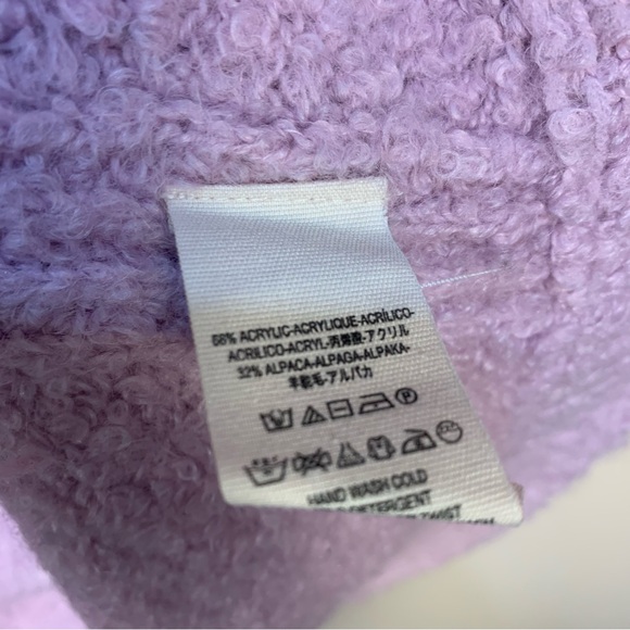 Free People Lofty Oversized Slouchy Alpaca Blend Boucle Pullover Sweater - Picture 6 of 15